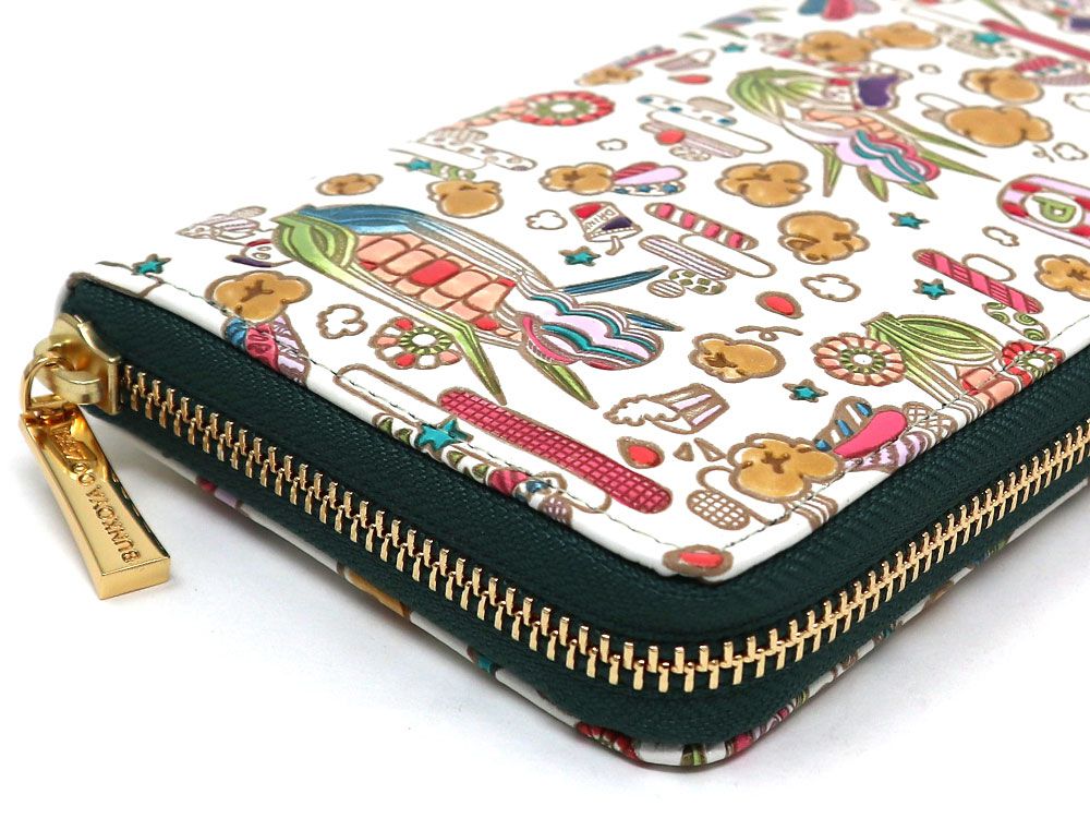 Popcorn Girl (Vitamin colors) Zippered Long Wallet