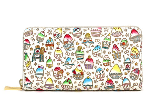 Shaved Ice Zippered Long Wallet