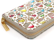 Shaved Ice Zippered Long Wallet