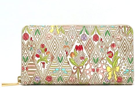 Tulips Zippered Long Wallet