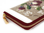 Wild Grapes Zippered Long Wallet