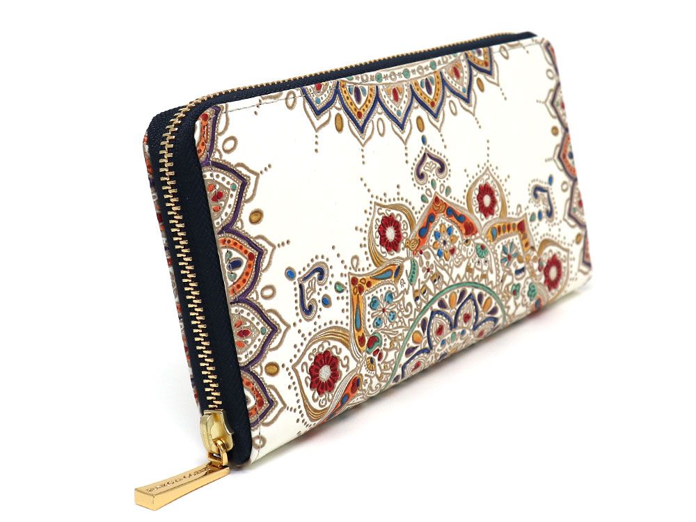 Elephant Carnival Zippered Long Wallet