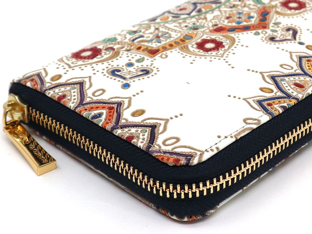 Elephant Carnival Zippered Long Wallet