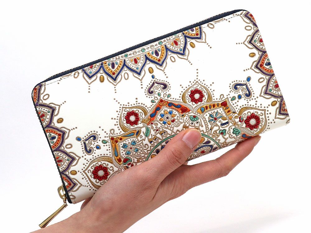 Elephant Carnival Zippered Long Wallet