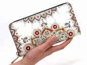 Elephant Carnival Zippered Long Wallet
