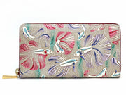 Betta (Purple) Zippered Long Wallet