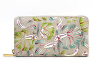 Betta (Green) Zippered Long Wallet