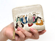 SHICHIFUKUJIN - Seven Lucky Gods Zip Around Bi-Fold Wallet