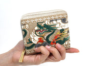 Dragon (Green) Zip Around Bi-Fold Wallet