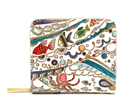 Ocean Zip Around Bi-Fold Wallet