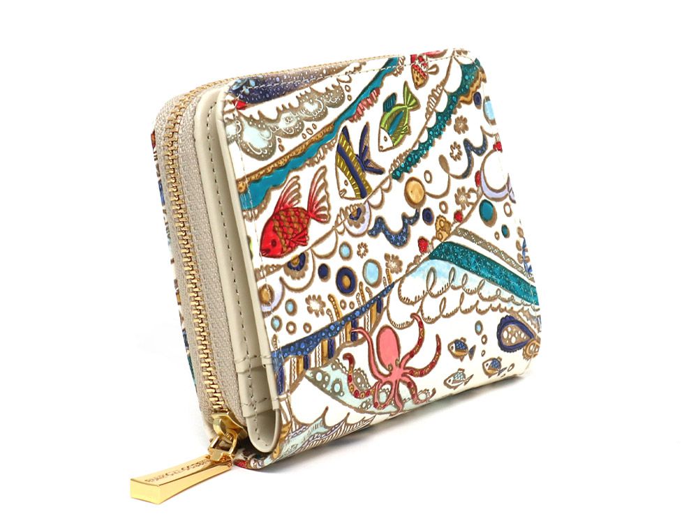 Ocean Zip Around Bi-Fold Wallet