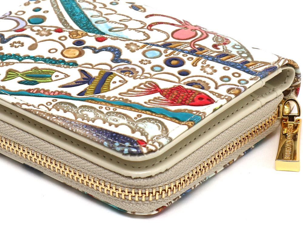 Ocean Zip Around Bi-Fold Wallet