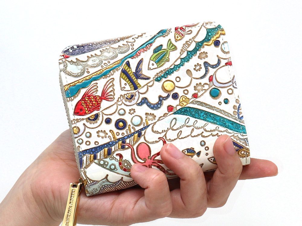 Ocean Zip Around Bi-Fold Wallet