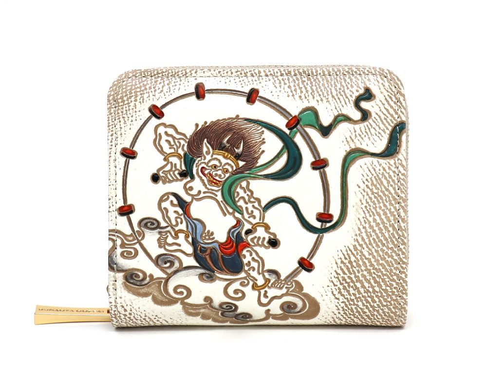 FUJIN RAIJIN - Gods of Wind and Thunder Zip Around Bi-Fold Wallet