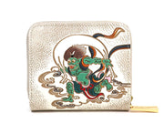 FUJIN RAIJIN - Gods of Wind and Thunder Zip Around Bi-Fold Wallet