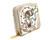 FUJIN RAIJIN - Gods of Wind and Thunder Zip Around Bi-Fold Wallet