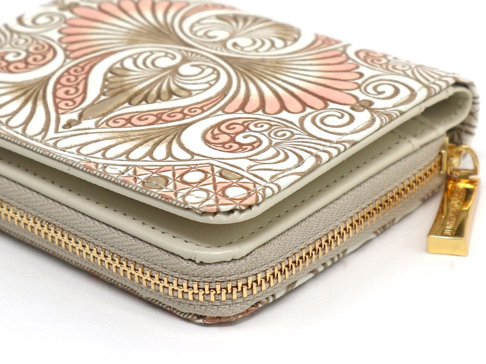 Rocaille (Pink) Zip Around Bi-Fold Wallet