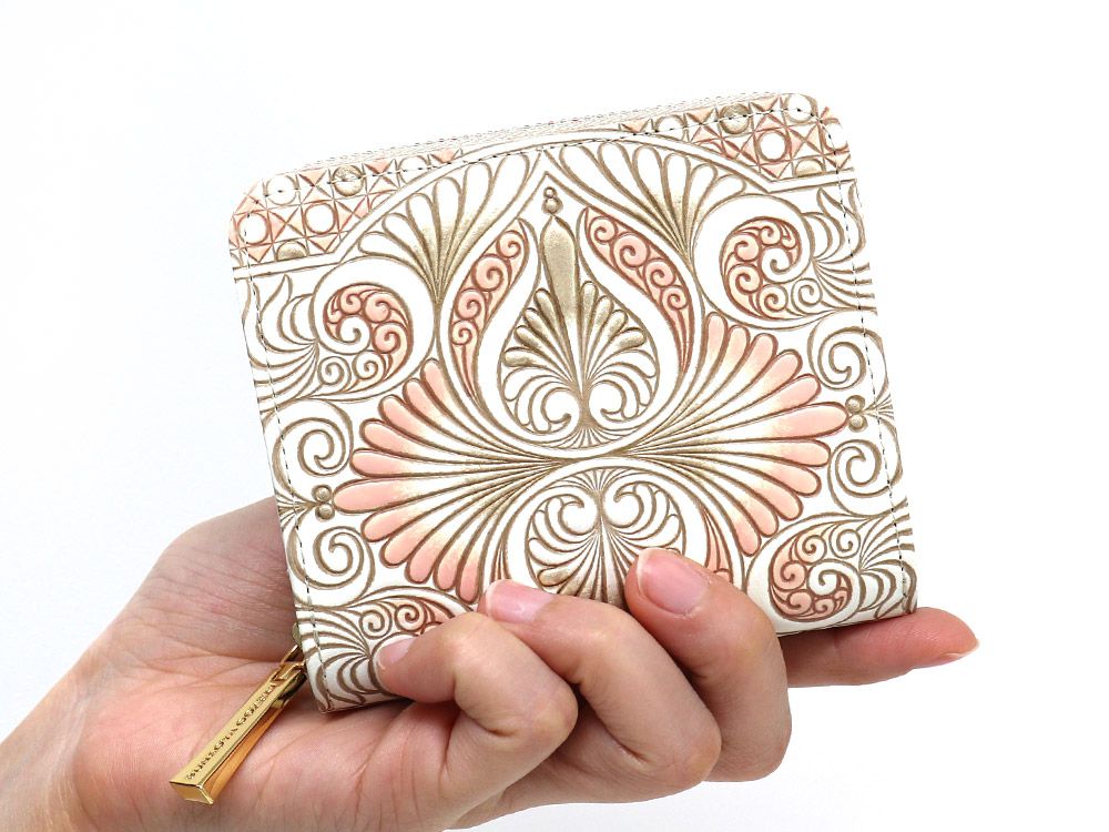 Rocaille (Pink) Zip Around Bi-Fold Wallet