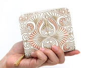 Rocaille (Pink) Zip Around Bi-Fold Wallet