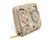Camouflaged Cats Zip Around Bi-Fold Wallet