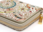Camouflaged Cats Zip Around Bi-Fold Wallet