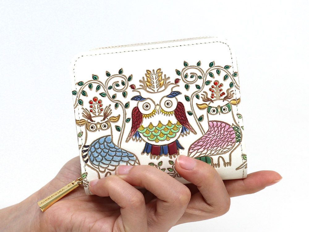 Owls Zip Around Bi-Fold Wallet