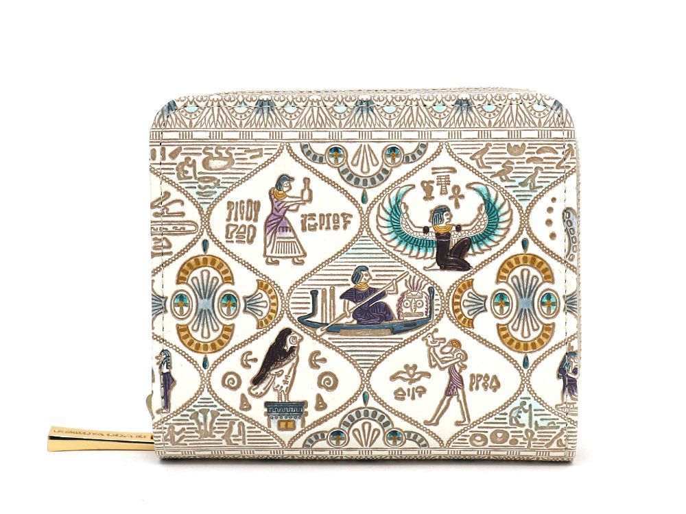 Egyptian Design (#1) Zip Around Bi-Fold Wallet