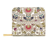 Mo Li Hua - Jasmine Flower (Pink) Zip Around Bi-Fold Wallet
