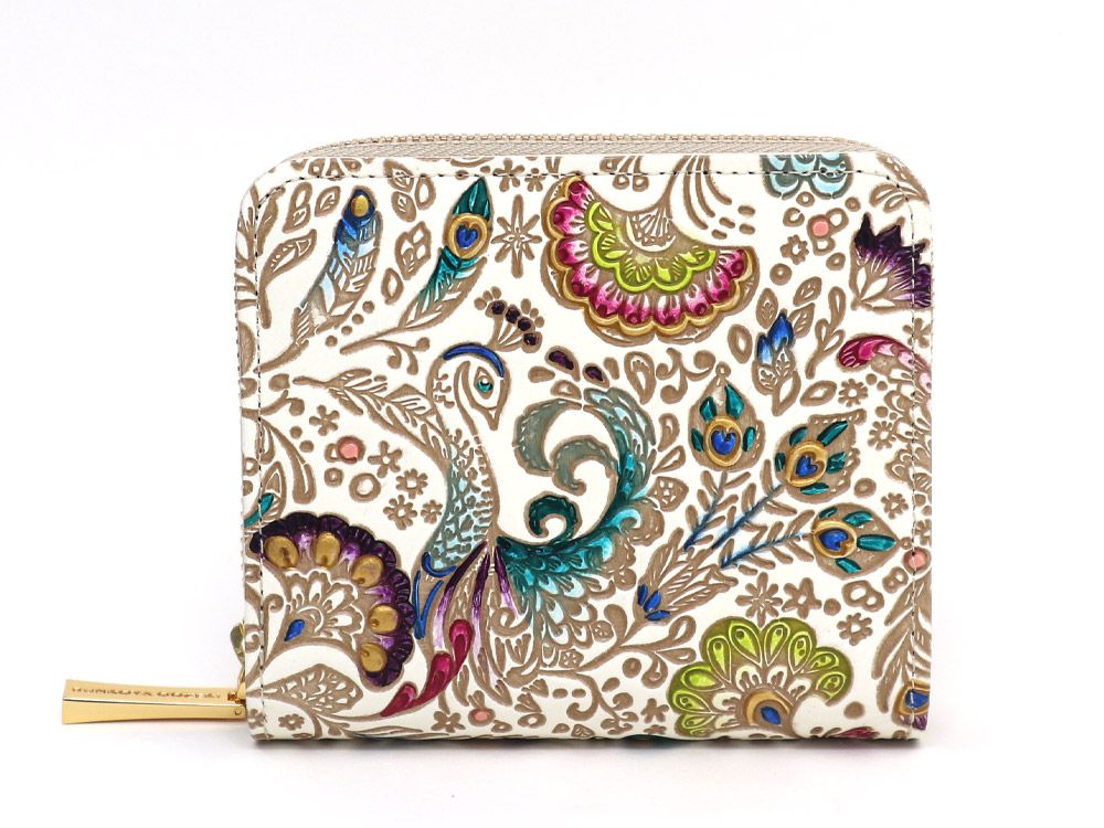 Peacock Zip Around Bi-Fold Wallet