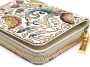 Peacock Zip Around Bi-Fold Wallet