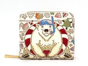 Seaside Bear Zip Around Bi-Fold Wallet