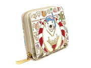 Seaside Bear Zip Around Bi-Fold Wallet