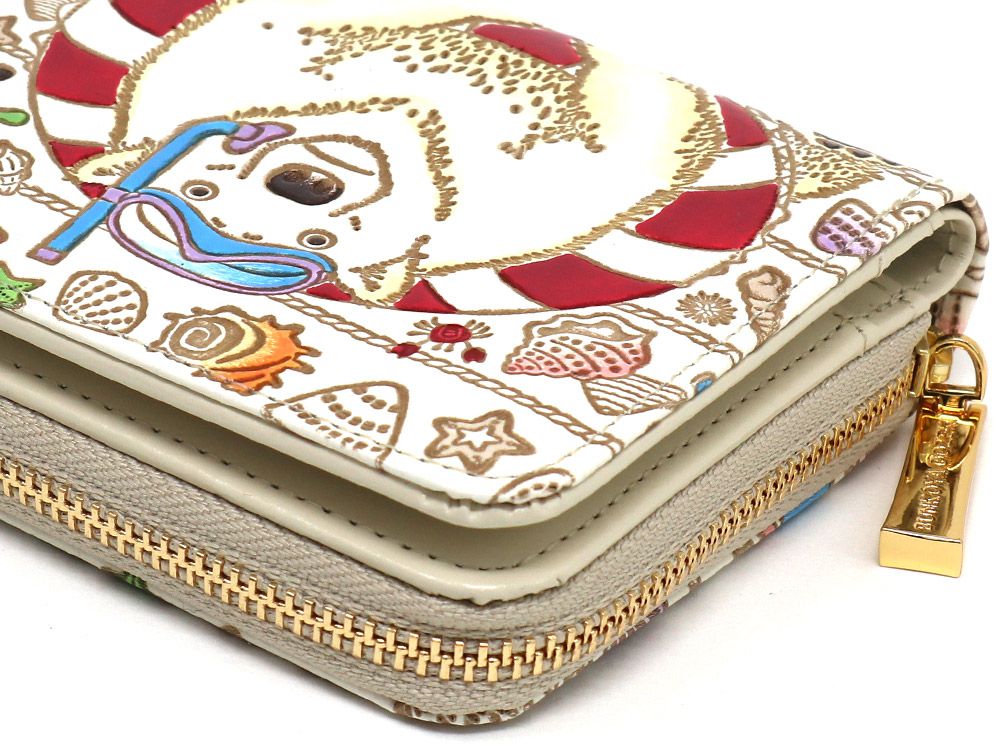 Seaside Bear Zip Around Bi-Fold Wallet