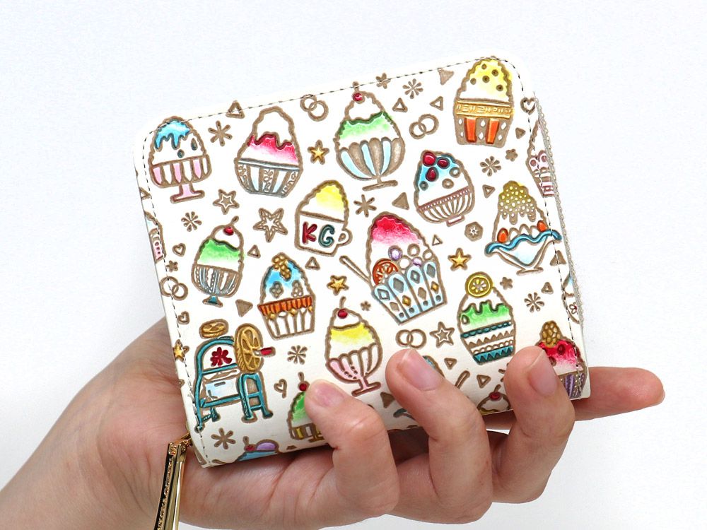 Shaved Ice Zip Around Bi-Fold Wallet