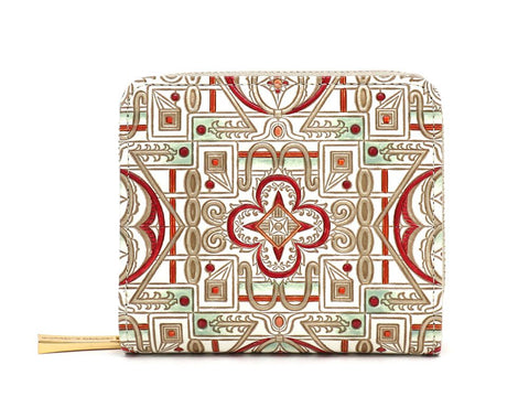 Miyabi (Red) Zip Around Bi-Fold Wallet