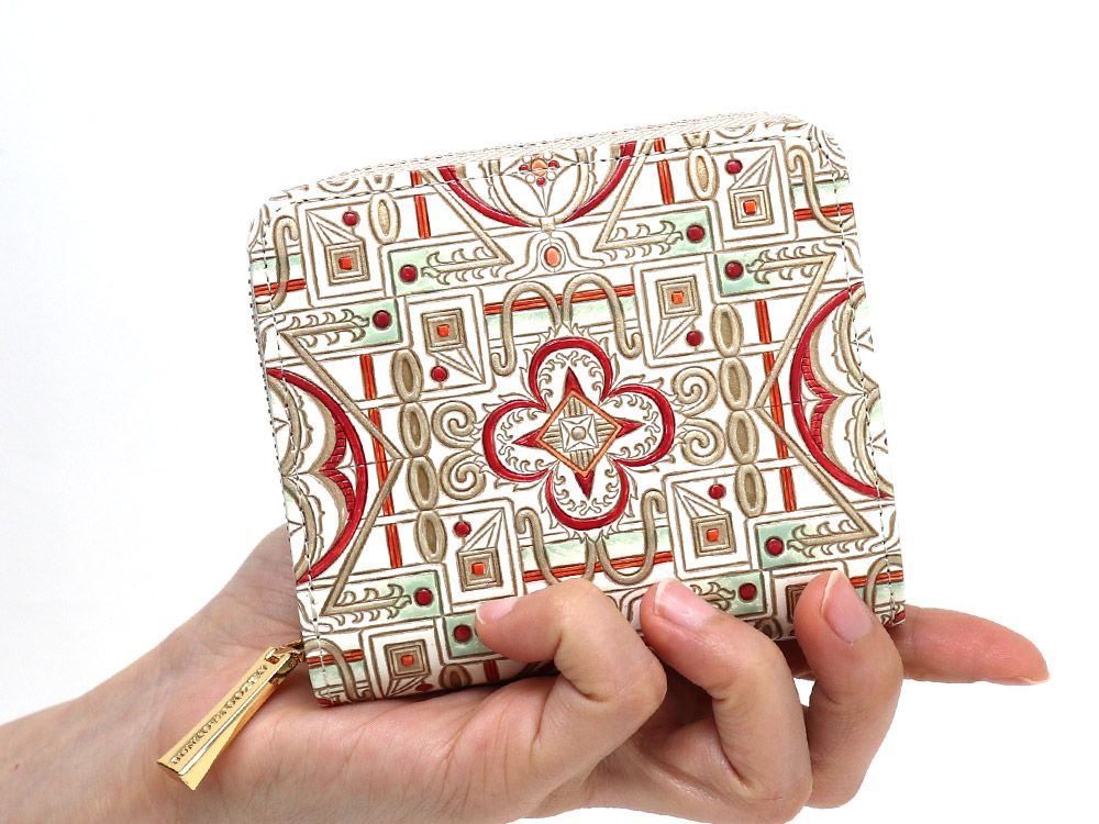 Miyabi (Red) Zip Around Bi-Fold Wallet