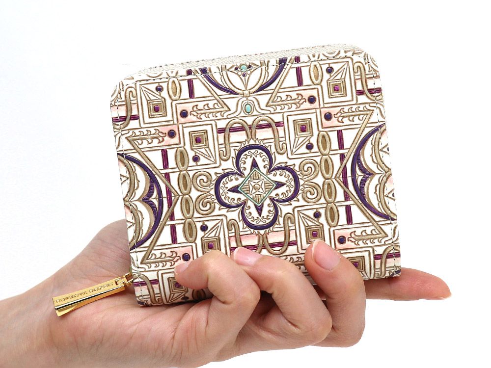 Miyabi (Purple) Zip Around Bi-Fold Wallet