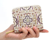 Miyabi (Purple) Zip Around Bi-Fold Wallet