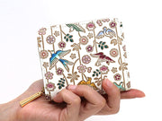 Birds and Cherry Blossoms Zip Around Bi-Fold Wallet