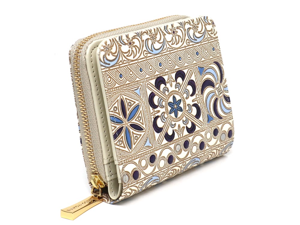 KINSHA - Persia Tiles (Purple) Zip Around Bi-Fold Wallet