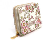 Dancing Cherry Blossoms Zip Around Bi-Fold Wallet