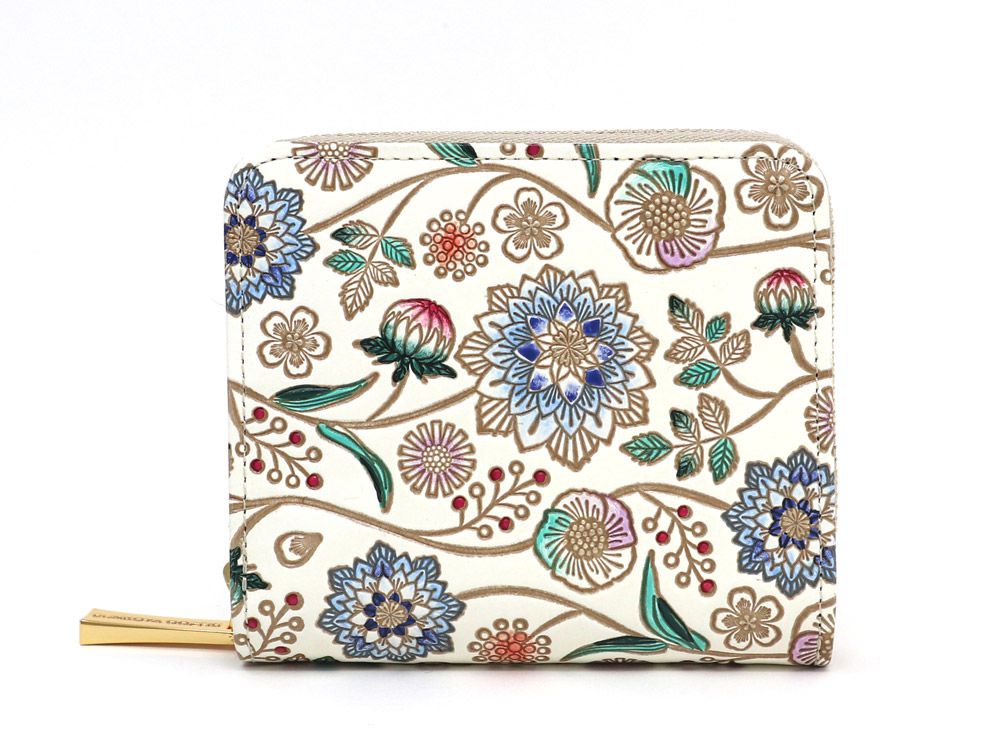 Dahlia (Cobalt Blue) Zip Around Bi-Fold Wallet