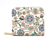 Dahlia (Cobalt Blue) Zip Around Bi-Fold Wallet