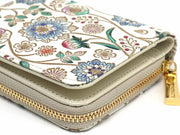 Dahlia (Cobalt Blue) Zip Around Bi-Fold Wallet