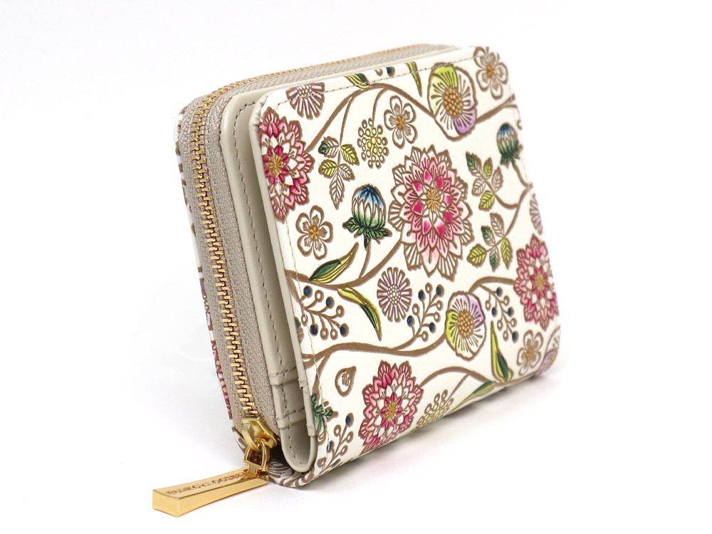 Dahlia (Berry Pink) Zip Around Bi-Fold Wallet