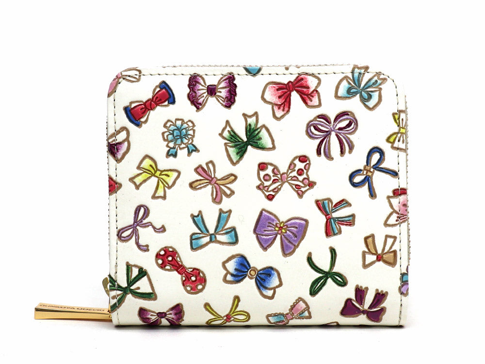 Tiny Ribbons Zip Around Bi-Fold Wallet