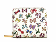Tiny Ribbons Zip Around Bi-Fold Wallet