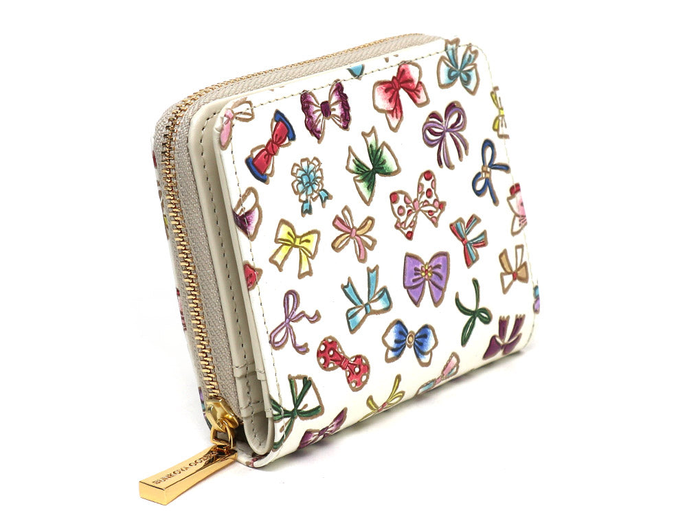 Tiny Ribbons Zip Around Bi-Fold Wallet