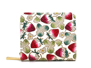 Strawberries Zip Around Bi-Fold Wallet