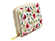 Strawberries Zip Around Bi-Fold Wallet